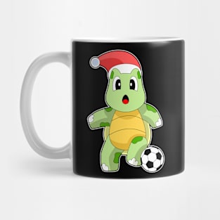 Turtle Christmas Soccer Mug